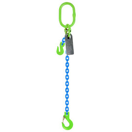 Grade 100 Chain Sling 10mm 1leg Effective Length C/W Clevis Type Grab Shortner And Clevis Sling Hook Tested 4M; Auslift 923014