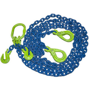 Grade 100 Chain Sling 16mm 2 leg Effective Length 6M come with Clevis Safety Hooks Grade Tested and Tagged; Austlift 991626 Grade 100 Chain Sling 16mm 2 leg Effective Length 6M come with Clevis Safety Hooks Grade Tested and Tagged; Austlift 991626