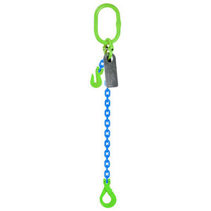 Grade 100 Chain Sling 6mm 1leg Effective Length C/W Clevis Type Grab Shortner And Clevis Self Locking Hook Tested 5M; Austlift 932615 Grade 100 Chain Sling 6mm 1leg Effective Length C/W Clevis Type Grab Shortner And Clevis Self Locking Hook Tested 5M; Austlift 932615