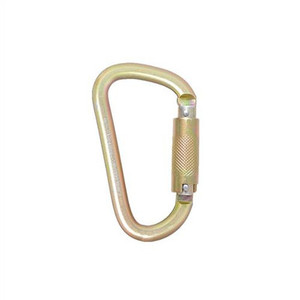 Steel quarter turn locking Karabiner.22.5mm gate opening. Rated at 40kn. Conforms to EN362; Austlift 915820 Steel quarter turn locking Karabiner.22.5mm gate opening. Rated at 40kn. Conforms to EN362; Austlift 915820