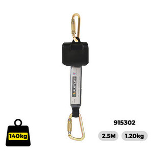 A lightweight and durable Inertia Reel Web (915303) featuring a 3.5-meter retractable webbing strap, automatic braking system, and robust housing—designed for secure fall protection in industrial environments. A lightweight and durable Inertia Reel Web (915303) featuring a 3.5-meter retractable webbing strap, automatic braking system, and robust housing—designed for secure fall protection in industrial environments.