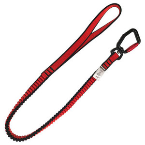 A robust Tool Lanyard Elastic (90cm) featuring a snap hook and draw string—engineered for secure attachment of heavy tools with a safe working load (SWL) of 12.5kg. A robust Tool Lanyard Elastic (90cm) featuring a snap hook and draw string—engineered for secure attachment of heavy tools with a safe working load (SWL) of 12.5kg.