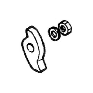 L/Block Brake Pawl C/W NUT & WASHER 3T; Austlift 022030SP L/Block Brake Pawl C/W NUT & WASHER 3T; Austlift 022030SP