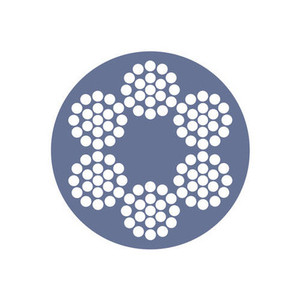 W'Rope PVC 6x19FC G1570 6/8mm/1000M/Blue; Austlift 811060 W'Rope PVC 6x19FC G1570 6/8mm/1000M/Blue; Austlift 811060