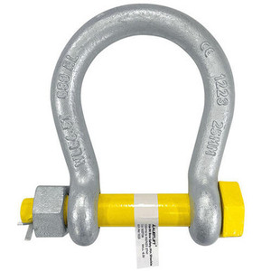 Grade 80 Frogmouth Shackle with Safety Pin 4.75T Code: 503725 Grade 80 Frogmouth Shackle with Safety Pin 4.75T Code: 503725