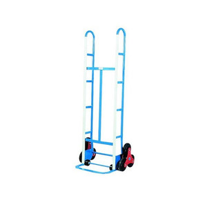 A 220KG rated hand truck trolley (model TSHT5A) featuring a reinforced steel frame, ergonomic handle, angled toe plate, and durable puncture-proof wheels, designed for efficient transport of goods in warehouses, retail, and delivery operations. A 220KG rated hand truck trolley (model TSHT5A) featuring a reinforced steel frame, ergonomic handle, angled toe plate, and durable puncture-proof wheels, designed for efficient transport of goods in warehouses, retail, and delivery operations.