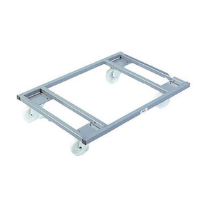 A heavy-duty furniture dolly featuring a sturdy timber frame, carpeted non-slip platform, and four swivel castors, designed for smooth and secure transport of bulky furniture and equipment. A heavy-duty furniture dolly featuring a sturdy timber frame, carpeted non-slip platform, and four swivel castors, designed for smooth and secure transport of bulky furniture and equipment.