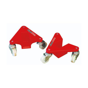 A set of corner moving load skates with triangular steel frames, non-slip rubber pads, and swivel castors, designed to lift and move up to 100kg each for smooth transport of furniture or heavy loads. A set of corner moving load skates with triangular steel frames, non-slip rubber pads, and swivel castors, designed to lift and move up to 100kg each for smooth transport of furniture or heavy loads.