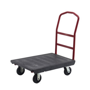 A black OEASY platform trolley rated to 450kg, featuring a non-slip deck, powder-coated frame, and 15cm TPR castors, designed for smooth and silent heavy-duty transport in industrial and commercial settings. A black OEASY platform trolley rated to 450kg, featuring a non-slip deck, powder-coated frame, and 15cm TPR castors, designed for smooth and silent heavy-duty transport in industrial and commercial settings.