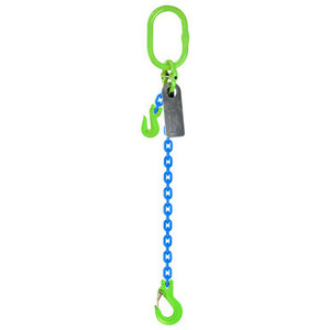 Grade 100 Chain Sling 10mm 1leg Effective Length C/W Clevis Type Grab Shortner And Clevis Sling Hook Tested 2M; Austlift 923012 Grade 100 Chain Sling 10mm 1leg Effective Length C/W Clevis Type Grab Shortner And Clevis Sling Hook Tested 2M; Austlift 923012