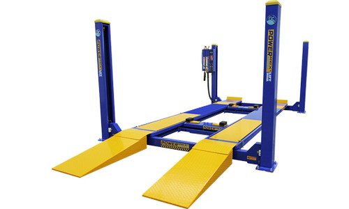 Four Post Hoist; With Twin Rolling Jacks; 4.5 Meter Ramp Length; 4,500KG Capacity; SL3600A