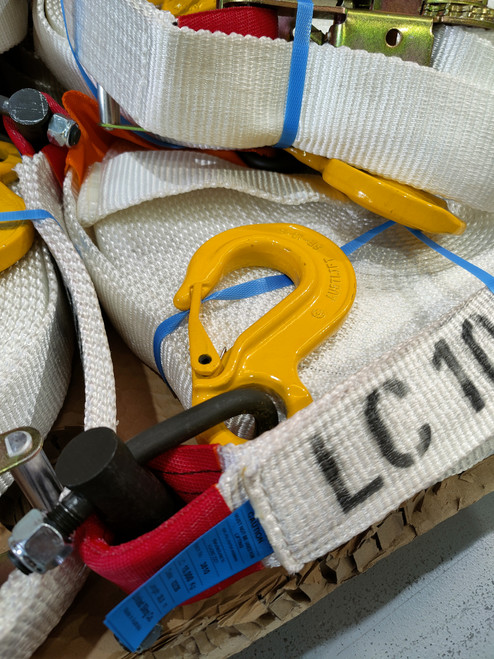 Ratchet Tie Down, 75mm x 20m x LC10,000kg with Sling Hook
