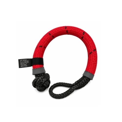 Austlift 110T MBS Soft Shackle 28mm x 40.6cm – heavy-duty UHMWPE synthetic recovery shackle for mining, earthmoving, agricultural and heavy vehicle recovery.