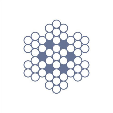 W'Rope 7x7 WSC G1770 9mm/2000M; Austlift 878092N