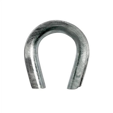 Open thimble Galvanised 10mm/21mm Open; Austlift 302810