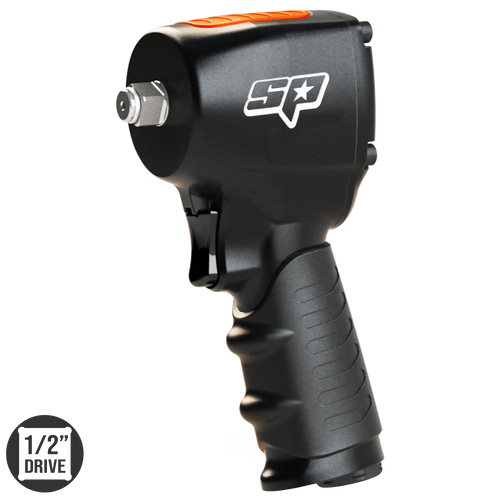 AIR TOOL - IMPACT WRENCH 1/2"DR STUBBY