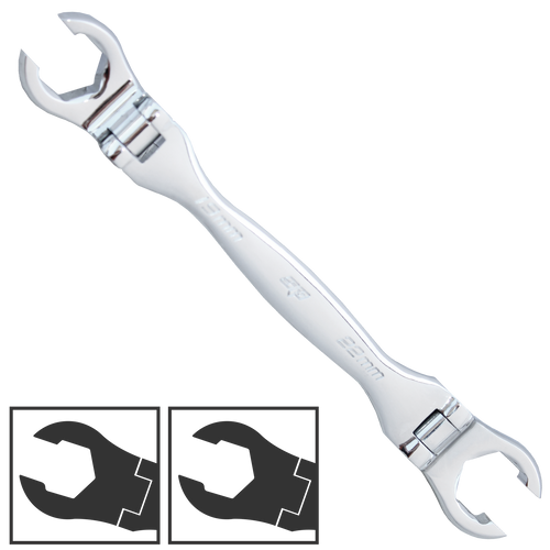 SPANNER FLARE NUT FLEX HEAD METRIC 10MM X 11MM