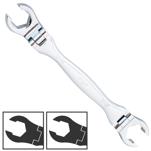 SPANNER FLARE NUT FLEX HEAD SAE 1/2" X 9/16"