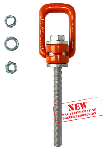 Swivel Lifting Point 24mm/4T 222mm thread length c/w nut; Austlift 605524