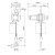 ITM 240V COMPACT ELECTRIC CHAIN HOIST, 500KG, 3 METRE LIFT