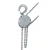 ITM CHAIN BLOCK, ALUMINIUM 360 DEGREE, 250 KG, 3 METRE LIFT
