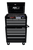 Custom Series Tool Kit - 254pc - Metric & SAE - Black/Chrome - Plus Extra EVA Foam Trays and trolley bonus