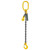 Grade 80 Chainsling 7mm 1leg Effective Length C/W Clevis Type Grab Shortner And Clevis Sling Hook Tested 4M; Austlift 920714