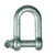 Shackle Commercial Dee Galvanised 10mm; Austlift 501010 Shackle Commercial Dee Galvanised 10mm; Austlift 501010