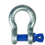 Shackle Grade 'S' Bow Screw Galvanised 44mm/25T; Austlift 503044 Shackle Grade 'S' Bow Screw Galvanised 44mm/25T; Austlift 503044
