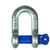 Shackle Grade 'S' Dee Screw Galvanised 35mm/13.5T; Austlift 504035 Shackle Grade 'S' Dee Screw Galvanised 35mm/13.5T; Austlift 504035