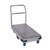A 450KG rated galvanised single deck platform trolley (model HTS500S) featuring a rust-resistant steel frame, ergonomic handle, and smooth-rolling swivel castors, designed for heavy-duty transport in warehouses, food processing plants, and industrial environments. A 450KG rated galvanised single deck platform trolley (model HTS500S) featuring a rust-resistant steel frame, ergonomic handle, and smooth-rolling swivel castors, designed for heavy-duty transport in warehouses, food processing plants, and industrial environments.
