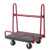 A black OEASY A-Frame Panel Cart (model RT4422) featuring a reinforced steel frame, A-frame design for sheet and panel transport, ergonomic handle, and 200mm PP castors for smooth and secure movement, ideal for construction sites, warehouses, and industrial applications.