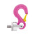 A RUD PP-S PowerPoint swivel lifting point with UNC thread, featuring a weld-on base and 360° rotating lifting ring, designed for secure multi-directional lifting in permanent installations. A RUD PP-S PowerPoint swivel lifting point with UNC thread, featuring a weld-on base and 360° rotating lifting ring, designed for secure multi-directional lifting in permanent installations.