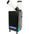 A large evaporative workshop cooler featuring wide cooling vents, a high-volume water tank, and heavy-duty castor wheels, designed for efficient air circulation in industrial spaces. A large evaporative workshop cooler featuring wide cooling vents, a high-volume water tank, and heavy-duty castor wheels, designed for efficient air circulation in industrial spaces.