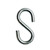 Stainless Steel S Hook G316 8mm; Austlift 722408 Stainless Steel S Hook G316 8mm; Austlift 722408