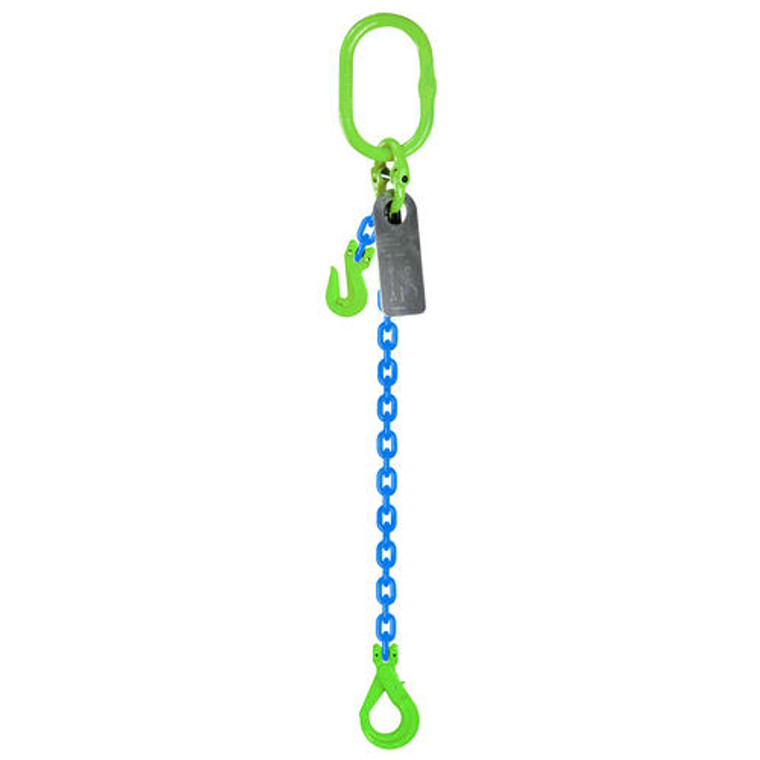 Grade 100 Chain Sling 13mm 1leg Effective Length C/W Clevis Type Grab Shortner And Clevis Self Locking Hook Tested 2M; Austlift 933312