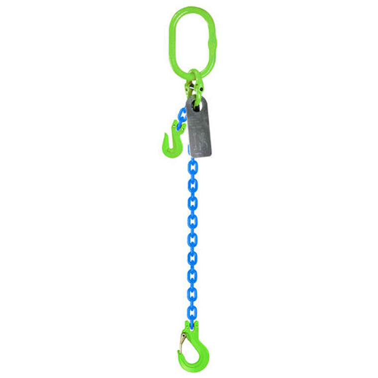 Grade 100 Chain Sling 13mm 1leg Effective Length C/W Clevis Type Grab Shortner And Clevis Sling Hook Tested 5M; Austlift 923315