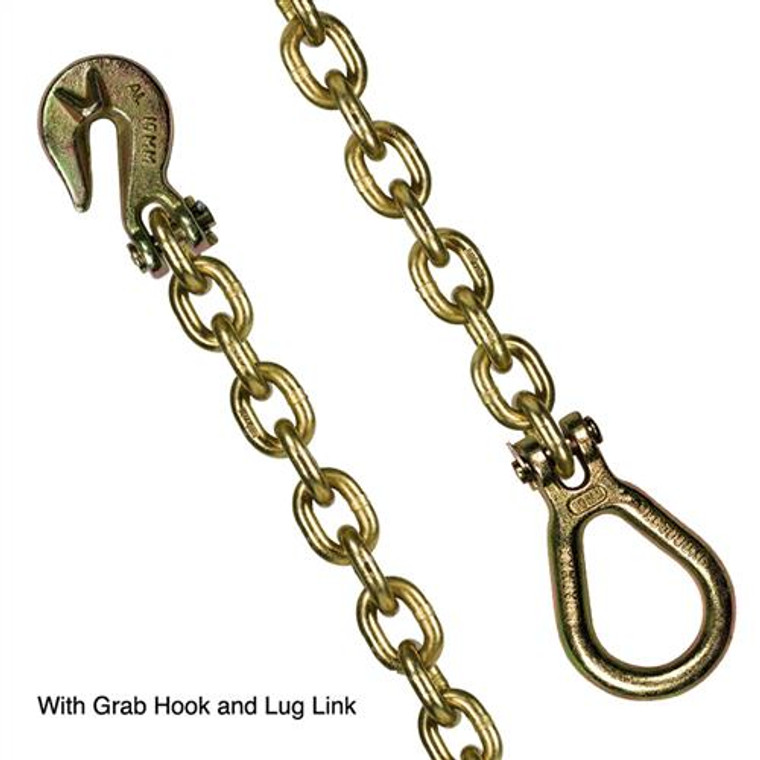 G70 Recovery Drag Chain Kit 8mmx5M Grab Hk & Lug Link; Austlift 203408