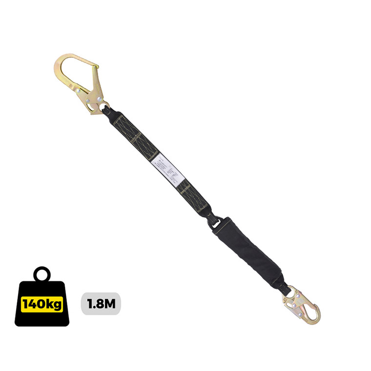 Lanyard Single Hot Works Snap/Scaffold Hook Complies to AS1891.5; Austlift 916141