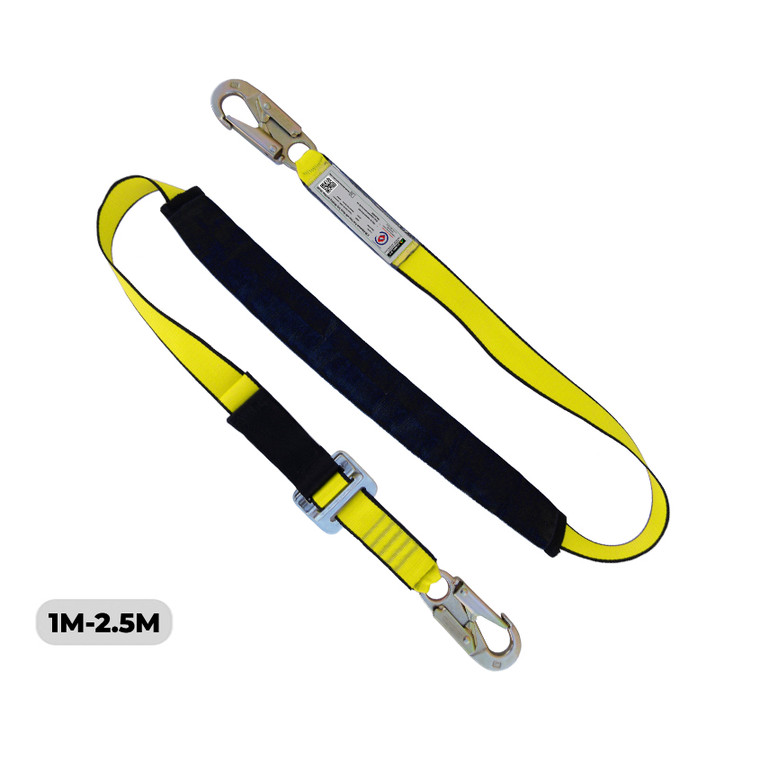 2.5M adjustable Pole strap with heavy duty webbing and wear sheath; Austlift 916241