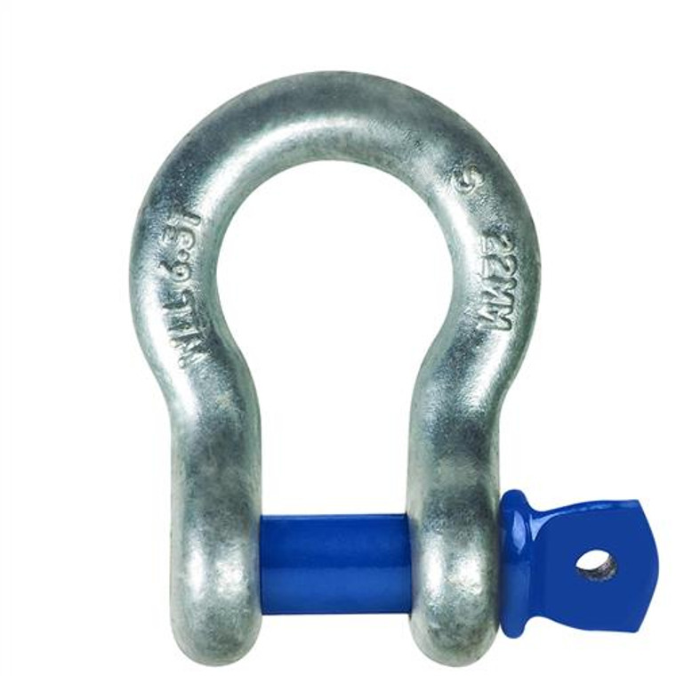 Shackle Grade 'S' Bow Screw Galvanised 29mm/9.5T; Austlift 503029