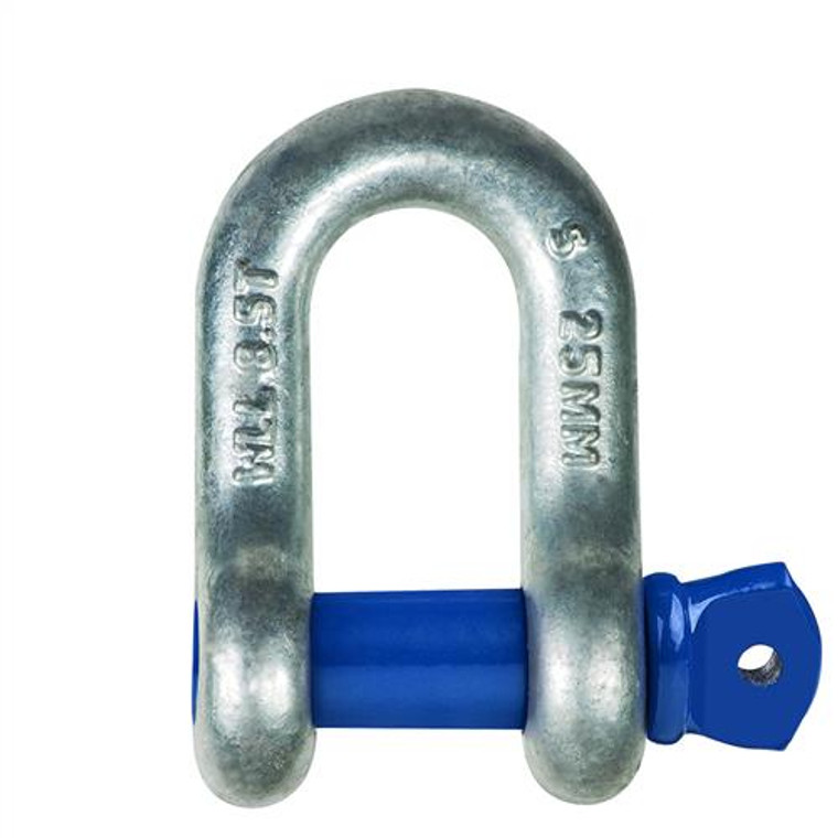 Shackle Grade 'S' Dee Screw Galvanised 22mm/6.5T; Austlift 504022