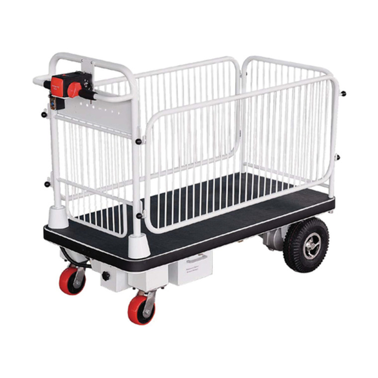 500kg Rated Electric Powered Trolley Cart with Cage; HG105