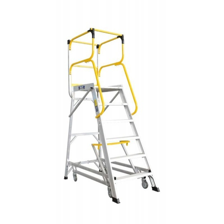 Bailey 6 Step Deluxe Order Picker Ladder 200kg - 1.65m; FS13594