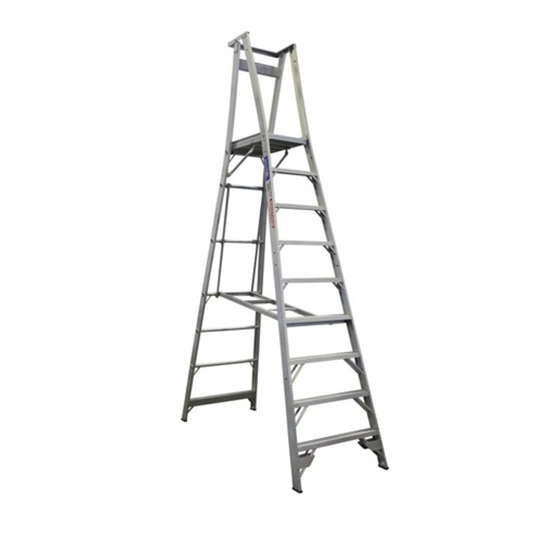 Indalex 150KG 9 Step Platform Ladder - Platform Height - 2.70 m; PROP12-9