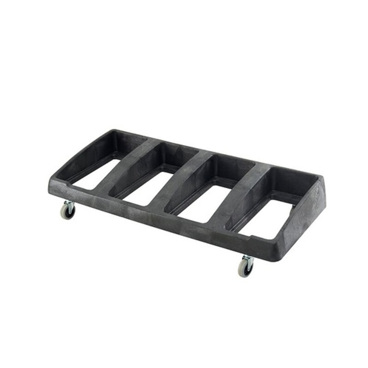 Svelte Plastic 4 Compartment Dolly to Suit RT1211, RT1213 - Black; RT1817