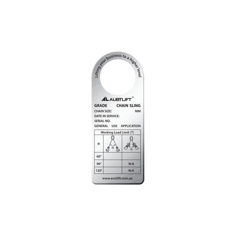 G80/G100 Chain Multi Chain Sling SWL S/Steel Tag; Austlift 100101