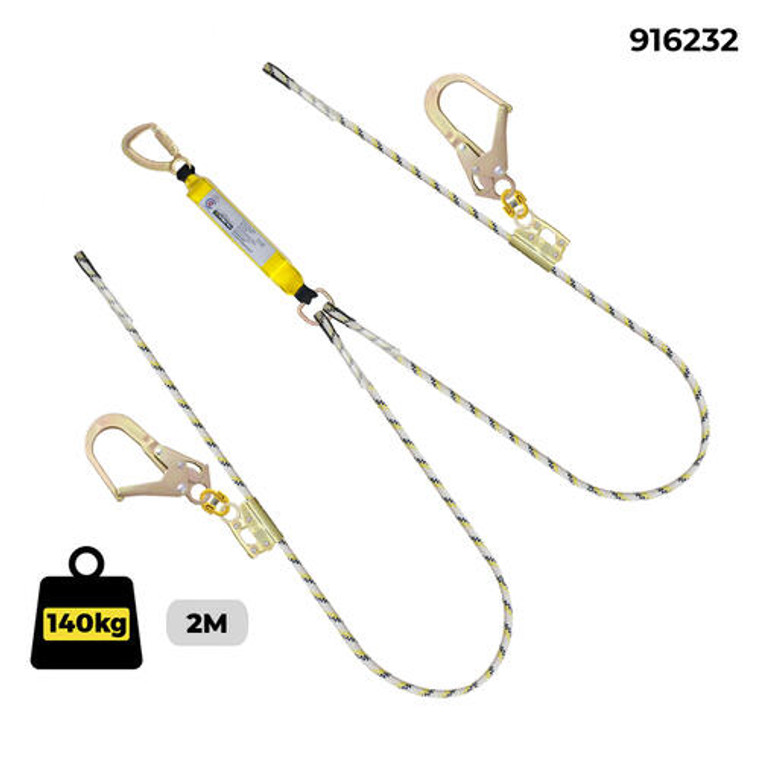 Kernmantle Rope Sharp Edge Double Adjust Scaffold Hook Complies with AS 1891.5; Austlift 916232