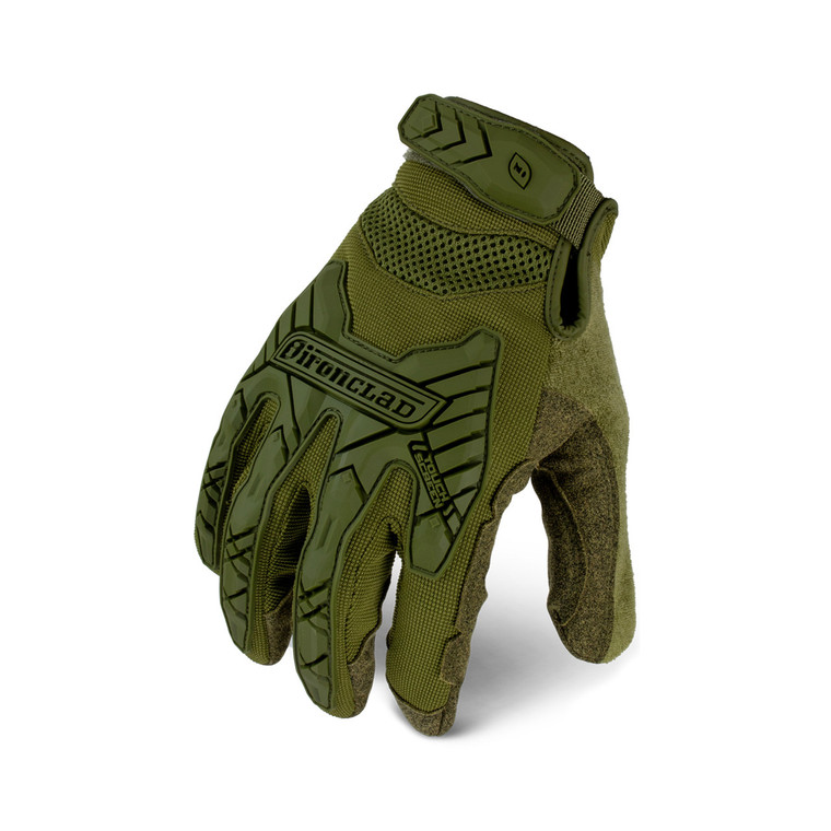 TACTICAL IMPACT GLOVE OD GREEN; Ironclad