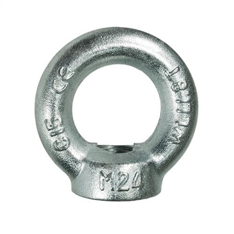 Eye Nut DIN582 Zinc 24mm/1.8T; Austlift 602024